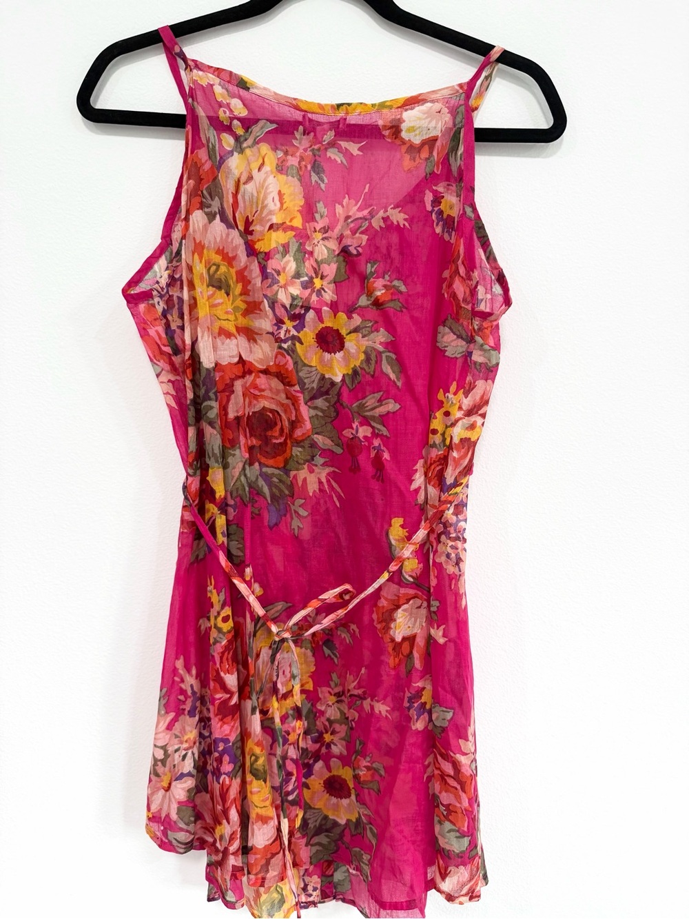 NWT Tasha Polizzi Saddleblanket Floral Tunic Top Pink Cotton Size L - Picture 4 of 6